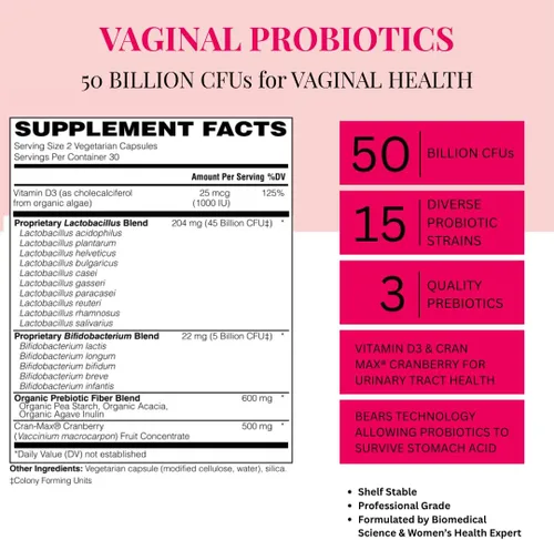 Vista 2 de con Clarity Pre/probiótico con soporte vaginal y urinario