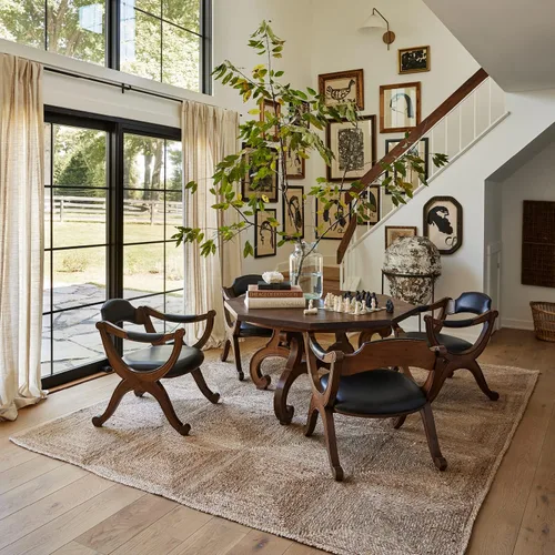 Vista 9 de Rugs USA Juniper - Alfombra de yute, 2 pies 6 pulgadas x 8 pies, marrón oscuro Nuloom Christie Geometric 2' x 8' Jute Runner Rug for Dining Room