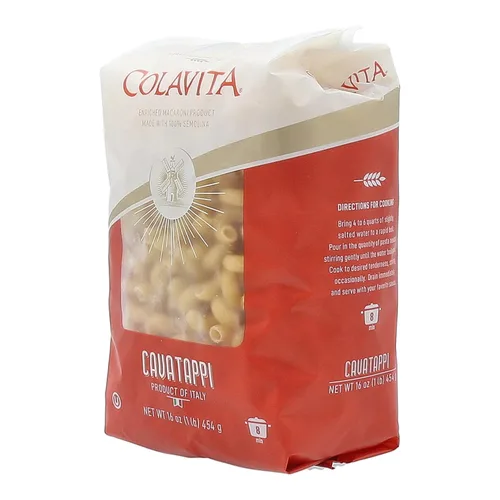 Vista 4 de Colavita Cavatappi: Pasta de sacacorchos para creaciones gourmet, gira en sabores italianos - 1 libra (paquete de 6)
