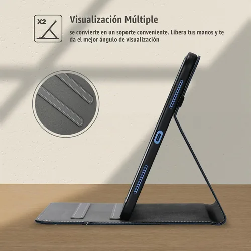 Vista 9 de HFcoupe Funda para iPad A16 de 11ª generación de 11 pulgadas 2025, estilo libro para iPad Gen 10 2022 de 10.9 pulgadas, funda protectora
