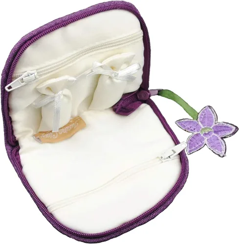 Vista 2 de Justina Claire Bolso de joyería con diseño de cardo Glencoe