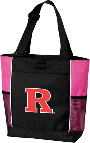 Vista 2 de Broad Bay Official Rutgers Tote Bag Zippered Travel Carryall
