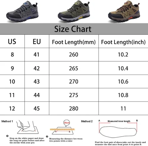 Vista 7 de Harssidanzar Zapatos de senderismo para hombre, ligeros, transpirables, para exteriores, zapatos de senderismo antideslizantes SM252