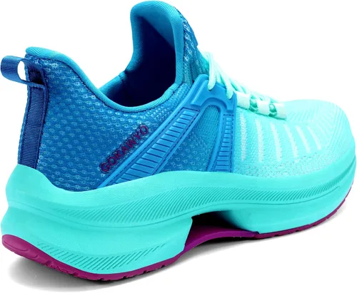 Vista 7 de Zapatos para caminar para mujer, zapatos de correr de malla transpirable