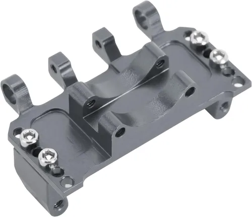 Vista 5 de INJORA Servo ajustable de aluminio CNC para Axial SCX24 1/24 RC Crawler Upgrade(gris)