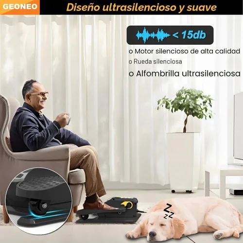 Vista 4 de Under Desk Elliptical Machine, Electric Elliptical Exerciser for Senior, Quiet & Small Electric Seated Pedal Exerciser for Home with Monitor, Remote