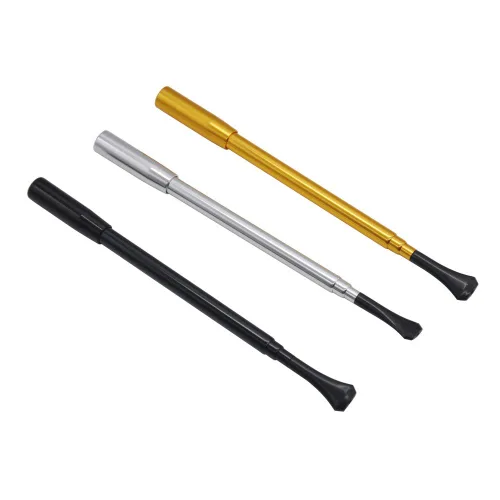 Vista 5 de Soporte de cigarrillos de aluminio vintage de los años 20 para mujer, filtro de tubo de fumar largo, accesorios de disfraz de niña de los años 20