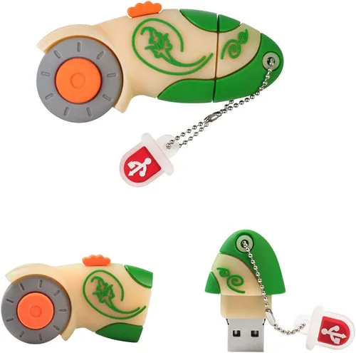 Vista 2 de Novedad USB Flash Drive 16GB Rotary Cutter Forma Pulgar Drive Regalo Pendrive