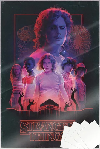 Vista 8 de Stranger Things - Póster de programa de televisión (Horror) (Tamaño: 24" x 36") (póster laminado)