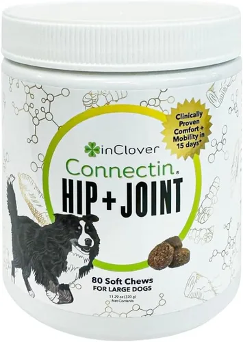 Vista 10 de InClover Connectin Suplemento natural para cadera y articulaciones para gatos con glucosamina, condroitina y ácido hialurónico, polvo