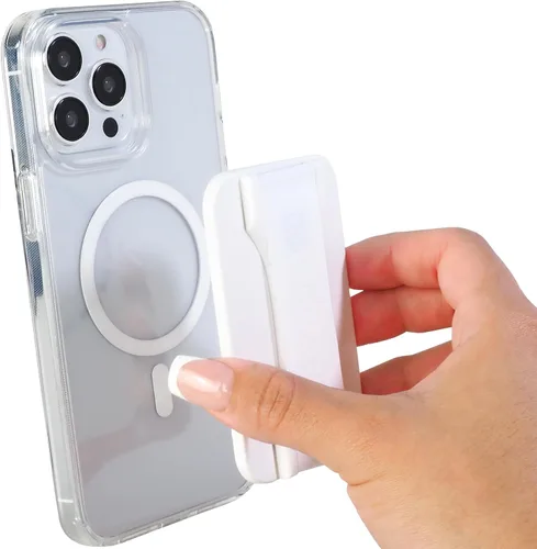 Vista 12 de LoveHandle PRO Compatible con MagSafe Agarre Magnético para Teléfono con Soporte - Montar, Correa y Soporte para Smartphone y Tableta - Anillo
