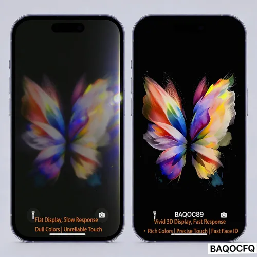 Vista 6 de 【Fixes Screen Pop-Ups】 Soft LTPO OLED for iPhone 14 pro max Screen Repl.