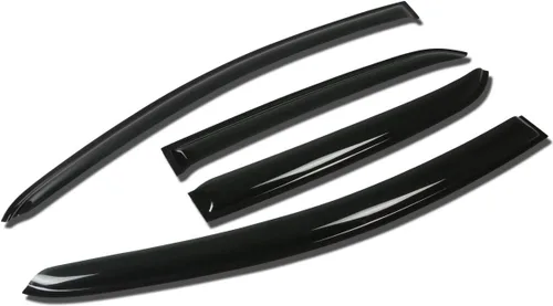 Vista 18 de Auto Dynasty 4 viseras adhesivas para ventana compatibles con Avalon de 4 puertas 2000 2001 2002 2003 2004 2000-2004, deflector protector de lluvia