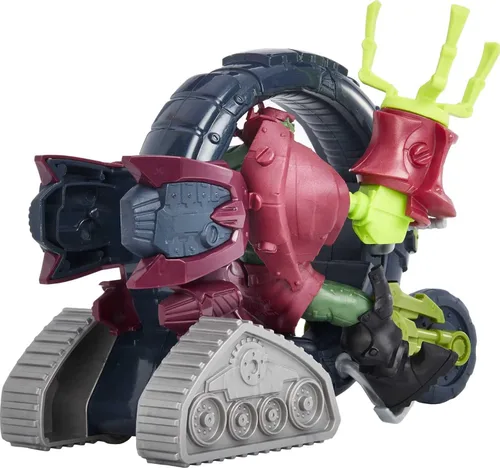 Vista 6 de He-Man and The Masters of the Universe Trap Jaw & Vehicle Set, vehículo con figura de acción de 5.5 pulgadas y accesorio inspirado en la serie