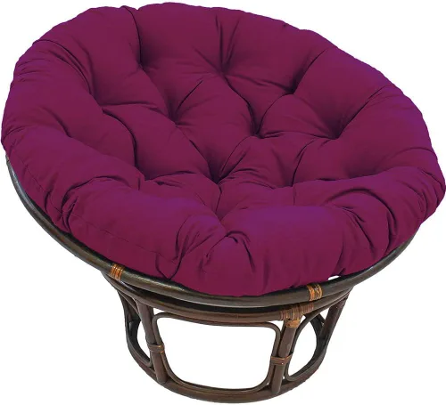 Vista 8 de Cojín para silla de columpio, resistente al agua, grueso, cómodo, para colgar cesta, asiento reclinable, para colgar