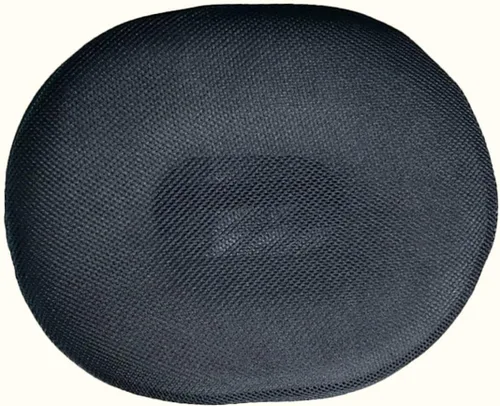 Vista 2 de Healeved Almohada de dona para hemorroides cojín de asiento de coxis de malla negro para mujeres