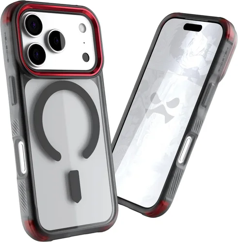 Vista 147 de Ghostek Covert Clear - Funda transparente para iPhone 15 Plus, silicona a prueba de golpes, compatible con accesorios Apple MagSafe, funda Negro