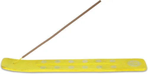 Vista 11 de Bless-International Quemador Tradicional Hecho a Mano de Madera Portaincienso Soporte Recogecenizas para Aromaterapia-Meditación-Yoga