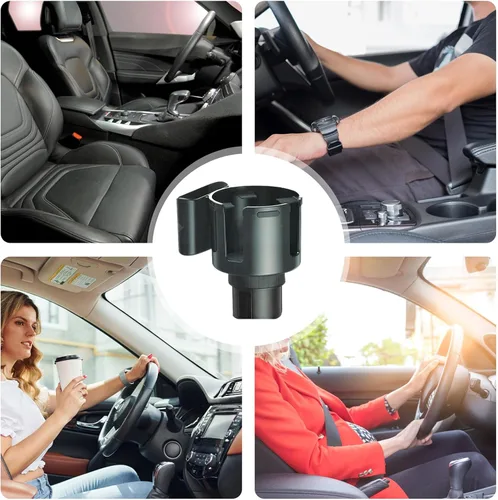 Vista 5 de AOYEBO Expansor universal de portavasos – Base ajustable para botellas grandes y soporte para teléfono, adaptador de soporte de bebida de coche