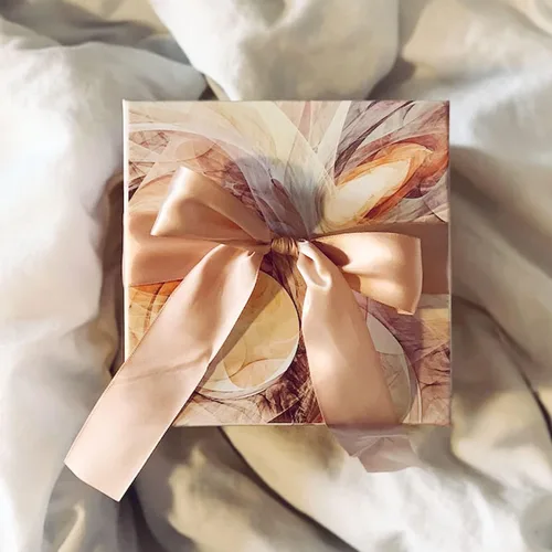 Vista 5 de 6 rollos de cinta para ramo de flores, 1 pulgada x 30 yardas, cinta de satén de doble cara rosa polvorienta, cintas de seda rosa para invitaciones