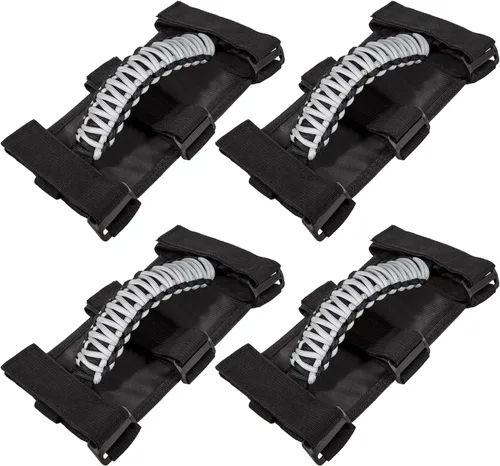 Vista 40 de Asas de agarre para Jeep Wrangler JK JKU JL JLU TJ YJ Sports Sahara Freedom Rubicon Unlimited Gladiator JT 1955-2023 UTV ATV Accesorios Premium 550