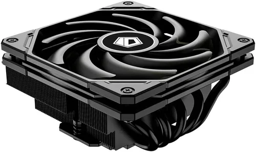 Vista 4 de ID-COOLING IS-55 Negro Enfriador de CPU de Bajo Perfil Enfriador de Aire de CPU de 57mm de Altura 5 Heatpipes Ventilador Delgado de 120x120x15mm