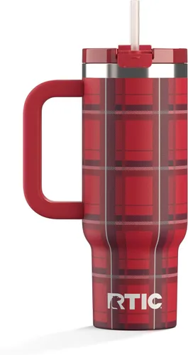 Vista 29 de RTIC Vaso Tumbler de Viaje por Carretera de 30 oz con Doble Pared Revestido de Cerámica Aislado Taza Portátil de Café de Viaje de Acero Inoxidable