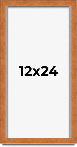 Vista 32 de Marco de 3 x 3 pulgadas de madera maciza de nuez y miel marrón con plexiglás acrílico UV, respaldo de tablero de espuma y accesorios para colgar