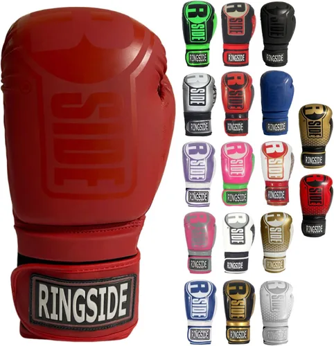 Vista 17 de Ringside Apex - Guantes de boxeo IMF-Tech con soporte seguro para la muñeca, guantes de boxeo sintéticos para hombres y mujeres