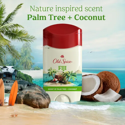 Vista 8 de Old Spice Fiji con Palm Tree Antitranspirante y Desodorante, 3.4 oz