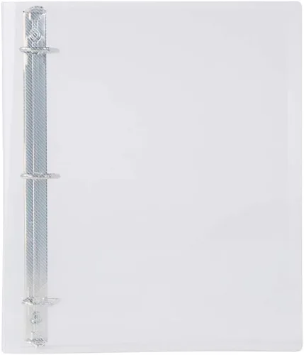 Vista 3 de Filexec Products 50301-62223 - Carpeta de 3 anillos en D de 1 pulgada, transparente, paquete de 2
