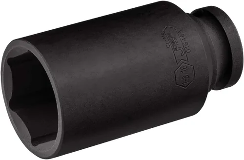 Vista 7 de JETECH Zócalo de impacto profundo de 1-1/4", unidad de 1/2 pulgada, SAE, acero de aleación de molibdeno cromado (Cr-Mo), diseño de 6 puntos, alcance