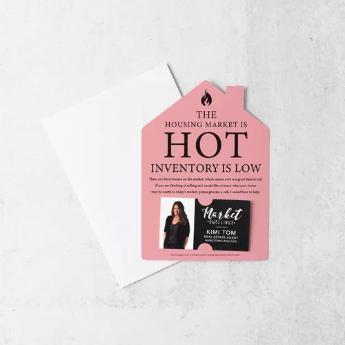 Vista 5 de Set of "The Housing Market is Hot Inventory is Low" Mailer Envelopes Included M20-M001