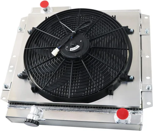 Vista 5 de Relé de ventilador de cubierta de radiador de 4 filas para Toyota Land Cruiser FJ40 FJ45 MT 3.9L 4.2L 1960-1984