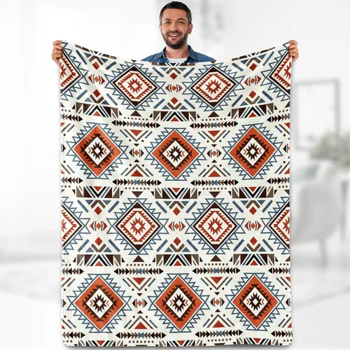 Vista 10 de Aimego Rainbow Pride Throw Blanket 50" x 60" Flannel Fleece Adventuring Blanket