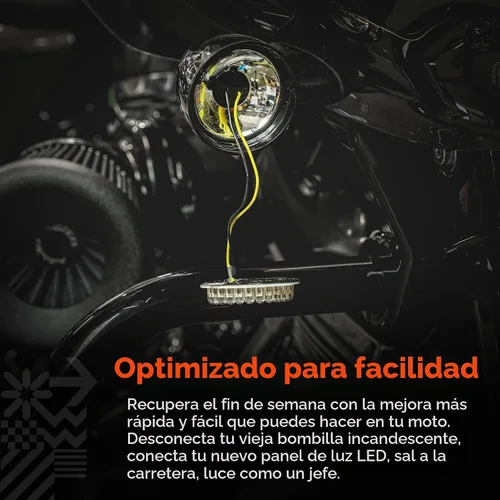 Vista 5 de TRUE MODS 2" 1156 Luz trasera LED anaranjada de señal de giro para Harley Davidson [Juego de par] [Acabado negro] [Estilo bala] Para Harley Ámbar
