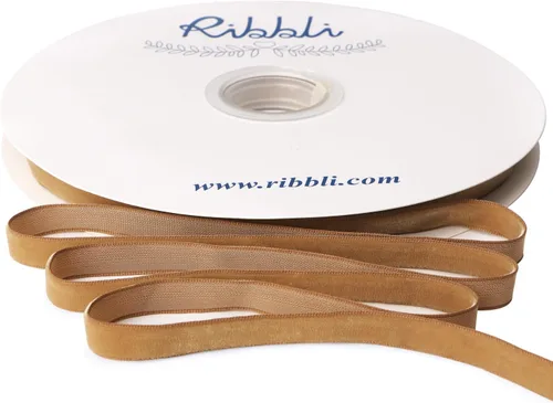 Vista 14 de Ribbli - Cinta de terciopelo negro de 1 pulgada, carrete continuo de 25 yardas, cinta de Navidad negra para envoltorios de regalos, manualidades