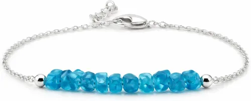 Vista 9 de Gempires - Pulsera de barra de chips naturales, cristales curativos de energía, regalo de cumpleaños, joyería de piedras preciosas de 8 pulgadas