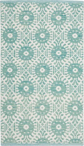 Vista 17 de Safavieh Colección Montauk - Alfombra decorativa de 2 pies 3 pulgadas x 3 pies 9 pulgadas, color negro y marfil, algodón hecho a mano, ideal