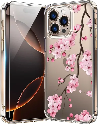 Vista 128 de bicol - Funda protectora a prueba de golpes para iPhone 15 Plus, funda delgada de acrílico transparente y diseños modernos para niña y mujer, 6.7