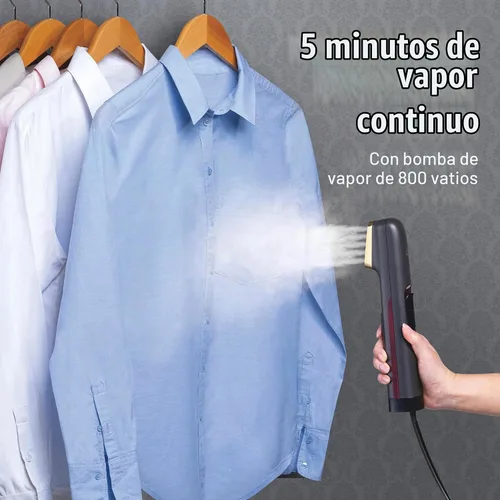 Vista 6 de CHI Vapor de mano para ropa, 800 vatios, color negro