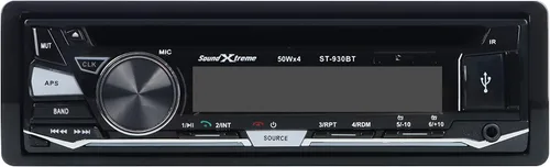 Vista 2 de SoundXtreme ST-930BT Single-DIN CD estéreo para coche, Bluetooth, USB SD y entrada auxiliar CD / MP3 Receptor de audio para automóvil compatible