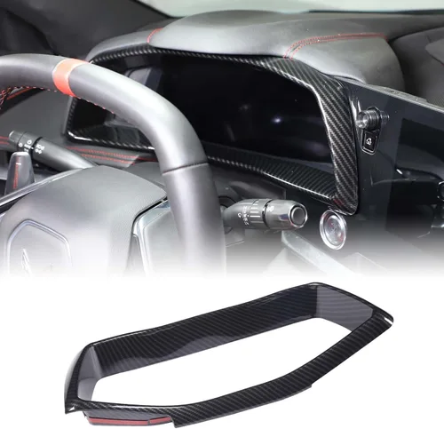 Vista 13 de CHEAYAR Marco de Decoración y Cubierta de Remate Compatible con Interruptor de Elevación de Ventana para Chevrolet Corvette C8 2020-2023
