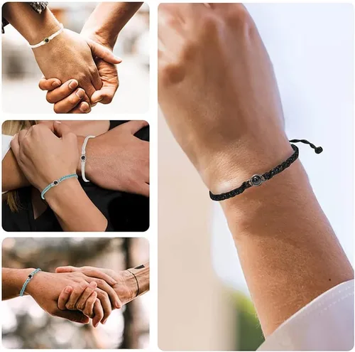 Vista 3 de gors Pulseras de fotos personalizadas, pulseras de proyección de imagen personalizadas, pulseras de proyección de fotos, pulseras de proyección