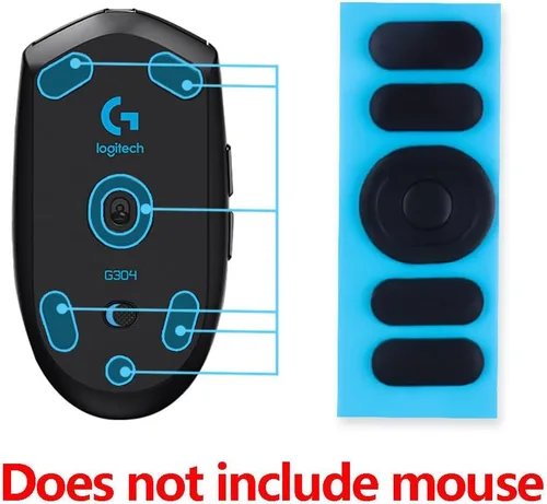 Vista 5 de HUYUN Patines de ratón compatibles con Logit G304 y G305 Lightspeed Gaming Mouse