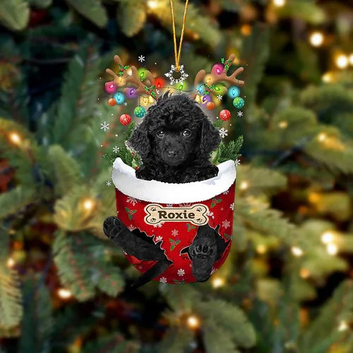 Vista 34 de LOVELYPOD Adorno Personalizado de Perro Affenpinscher, Adornos de Navidad Affenpinscher Regalo para Amante de Perros, Adorno de Navidad Colgante