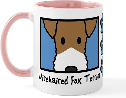 Vista 58 de CafePress Taza de café de cerámica Anime American Eskimo de 11 oz (11.0 fl oz)