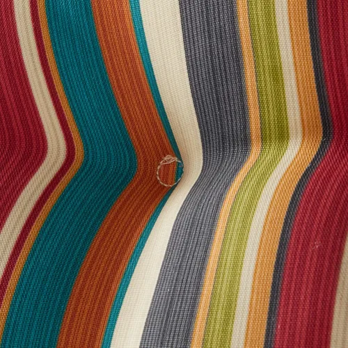 Vista 4 de Greendale Home Fashions Cojín redondo para asiento bistro de 15 pulgadas, 2 unidades (paquete de 1), Adobe Stripe