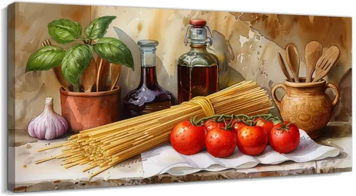 Vista 10 de TIMUBA Decoración de pared de cocina de granja, arte de pared de cocina con texto en inglés "Bless This Home and All Who Enter Kitchen Blessing