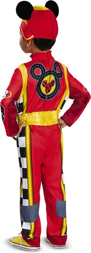 Vista 2 de Disguise Disney Mickey Mouse Roadster Racer - Disfraz para niños pequeños talla M 3T-4T